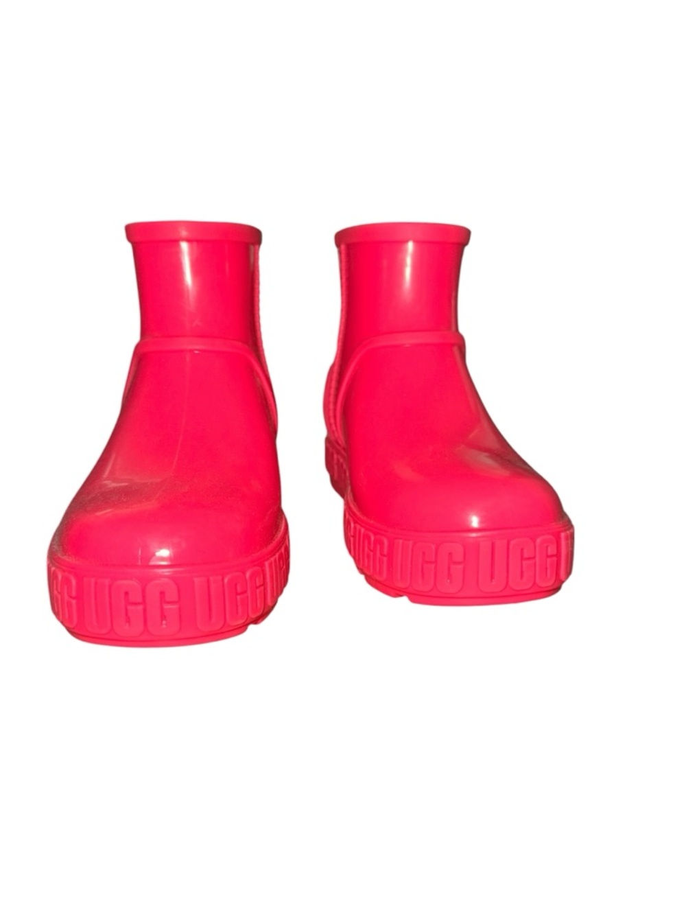 UGG Drizlita Kids Waterproof Ankle Rain Boot Pink Taffy Size 2 NWT - Picture 2 of 10